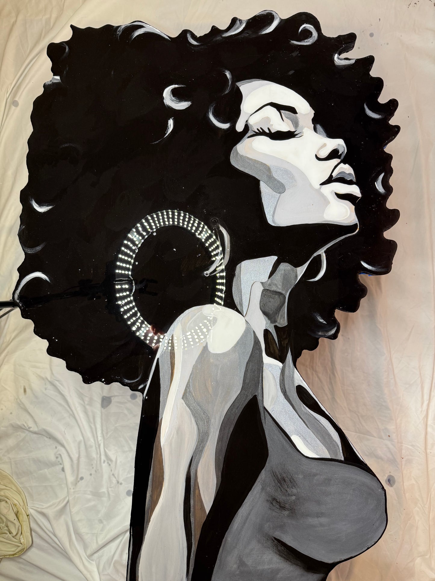 Customized Afro Table