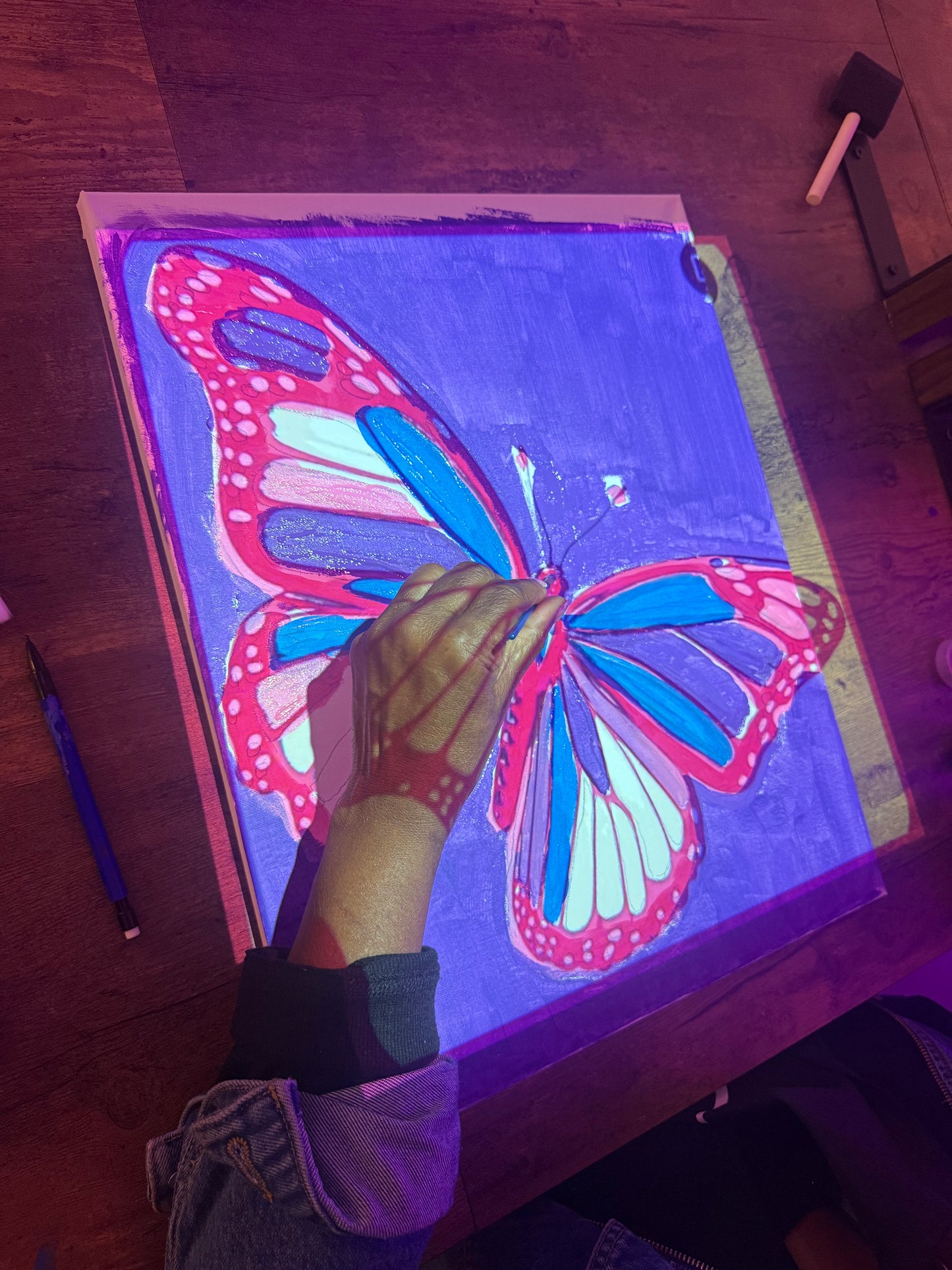 Project and Paint your Selfies