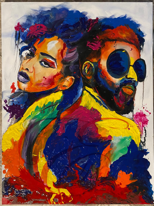 “Colorful Couple”