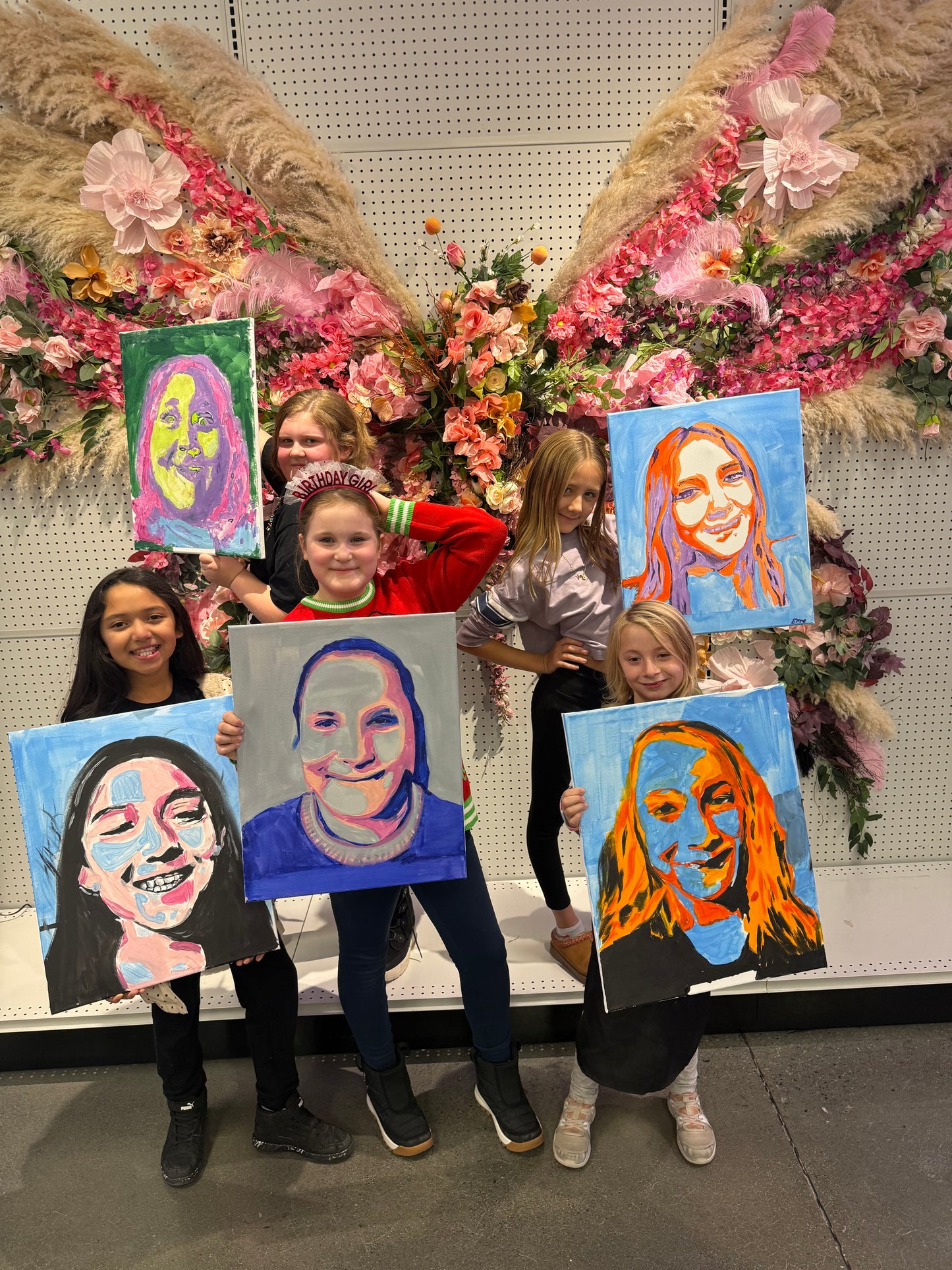 Project and Paint your Selfies